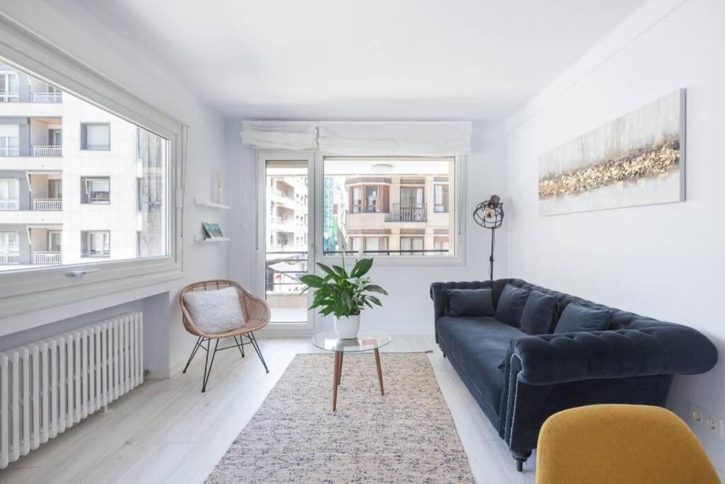 New Gorgeous Central Apartment - Beachfront - 3 Bd San Sebastián Eksteriør billede